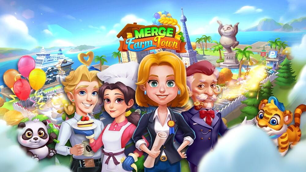 Merge Town Design Farm iOS