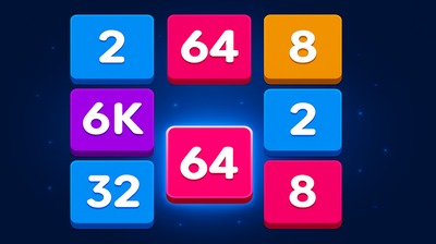 Royal Numbers : Merge Puzzle